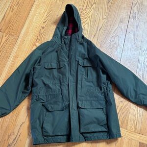 LL Bean Coat VINTAGE Men's XXL Maine coat Jacket army green